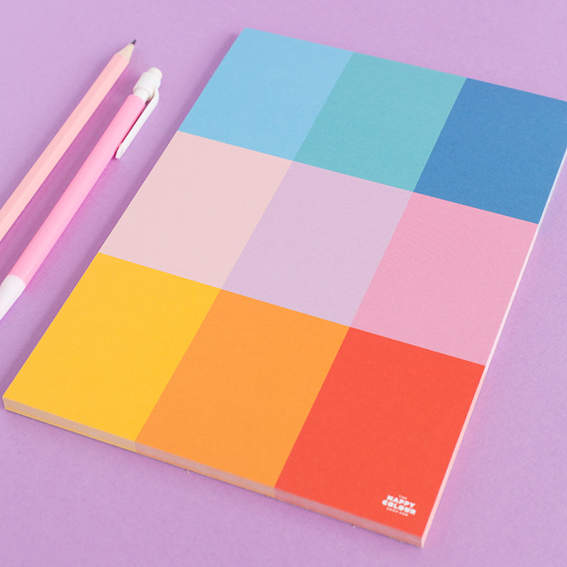 hot new 50 % in stock pre order out stock colour block notepad £ 8 . 95 ...